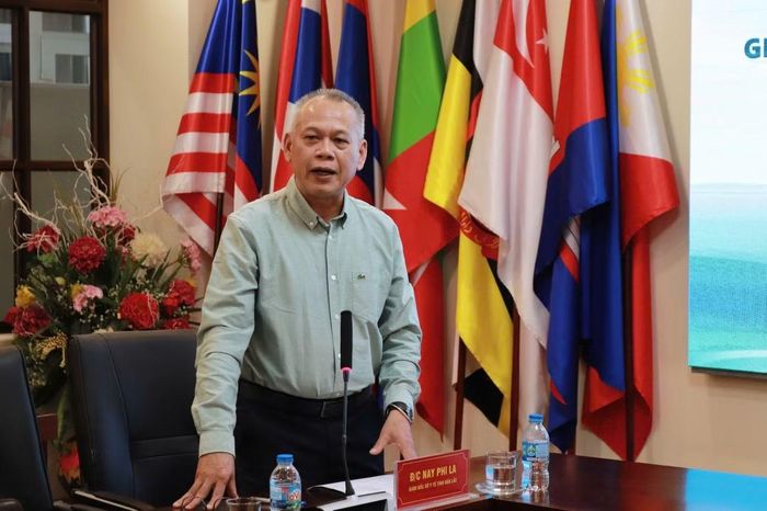 Bác sĩ Nay Phi La - Giám đốc Sở Y tế Đắk Lắk phát biểu tại lễ ký kết, đánh dấu bước tiến mới trong hợp tác giữa các bên.