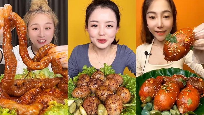 Trung Quốc siết chặt nội dung "ăn thùng uống vại" từ 2 năm trước nhưng các "thánh ăn" vẫn có cách lách luật.