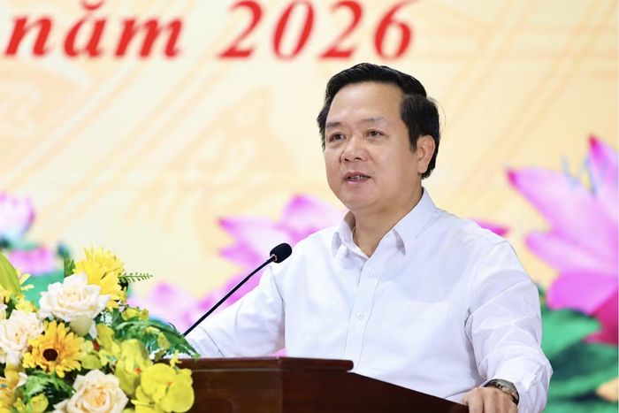 Bí thư Tỉnh ủy Hưng Yên Phạm Quang Ngọc tại buổi tiếp nhân dân.