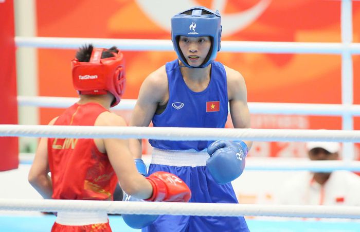 Nguyễn Thị Tâm giành tấm HCB lịch sử cho boxing Việt Nam tại Asiad - Ảnh: Tam Ninh