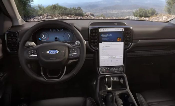 Cụm màn hình trên Ford Ranger 2026 tại Mỹ có thể gặp lỗi mất nguồn. Ảnh: Ford