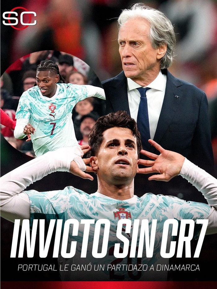 Bồ Đào Nha thắng 3 trận liên tiếp với Jorge Jesus mà Ronaldo hầu như không có đóng góp nào. Ảnh: S.C