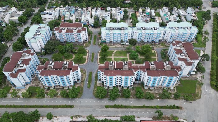 Liên đoàn Lao động TPHCM đề xuất chuyển đổi 953 căn hộ tái định cư chưa sử dụng tại Khu dân cư Vĩnh Lộc B. Ảnh: L.Đ