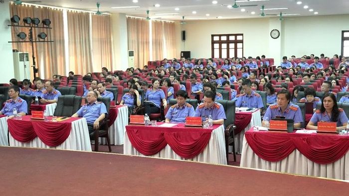 Toàn cảnh Lễ khai giảng lớp “Bồi dưỡng kiến thức nghiệp vụ chuyên môn về đấu thầu”.