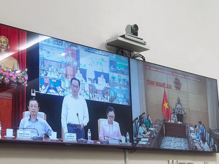 Bộ trưởng Bộ GD&ĐT Hoàng Minh Sơn kết luận hội nghị. Ảnh: Thu Hiền