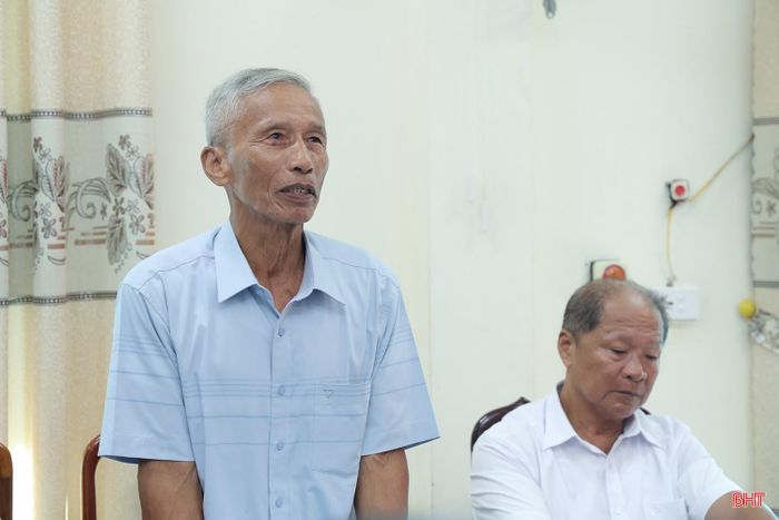 Ông Nguyễn Hồng Thanh - Giám đốc HTX Thủy sản Bình Định (xã Mai Phụ) kiến nghị Liên minh HTX tỉnh Hà Tĩnh hỗ trợ thủ tục giải thể những HTX đã ngừng hoạt động.
