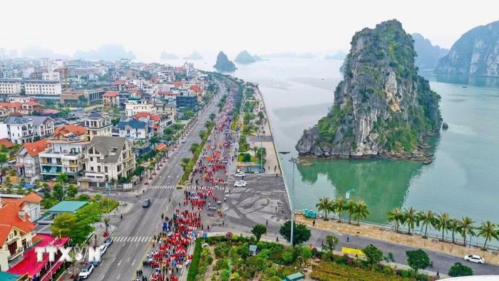 Trung tâm tỉnh Quảng Ninh. (Ảnh: Thanh Vân/TTXVN)