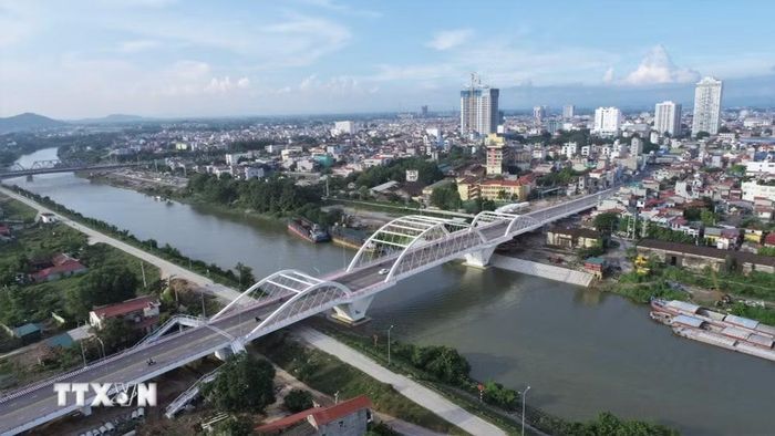 Đô thị Bắc Giang - trung tâm hành chính của tỉnh Bắc Ninh. (Ảnh: Việt Hùng/TTXVN)