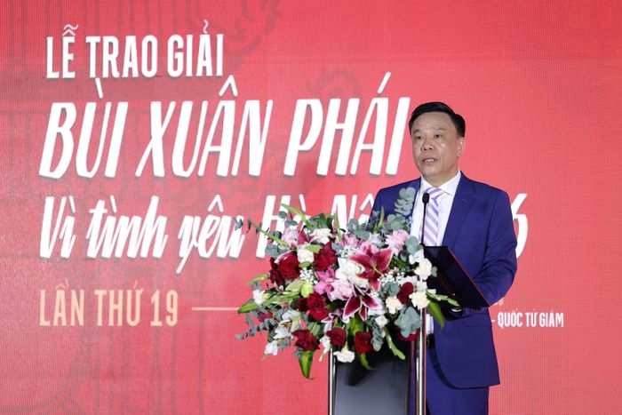 Ông Nguyễn Thiện Thuật, Tổng Biên tập Báo Thể thao và Văn hóa, Trưởng Ban Tổ chức giải. (Ảnh: BTC)