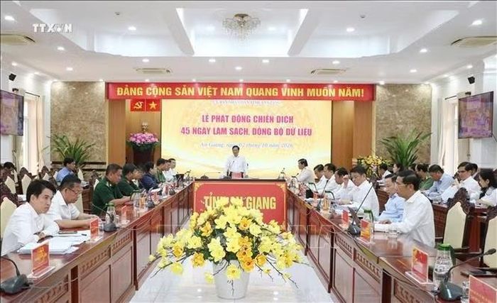 Quang cảnh lễ phát động. Ảnh: Văn Sĩ/TTXVN