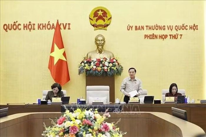 Phó Chủ tịch Quốc hội Nguyễn Khắc Định phát biểu. Ảnh: Doãn Tấn/TTXVN