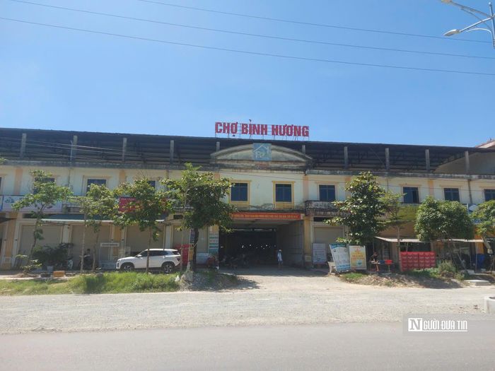 Chợ Bình Hương có tổng mức đầu tư hơn 140 tỷ đồng trên diện tích 2,1 ha.