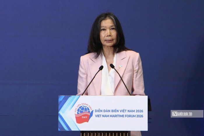 Bà Pauline Tamesis - Điều phối viên Thường trú Liên Hợp Quốc tại Việt Nam (Ảnh: Việt Anh).
