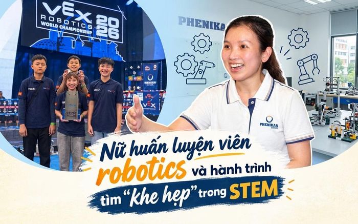 Cô Quỳnh Anh có nhiều năm dẫn dắt các đội robotics thi đấu quốc tế và đạt thành tích cao.