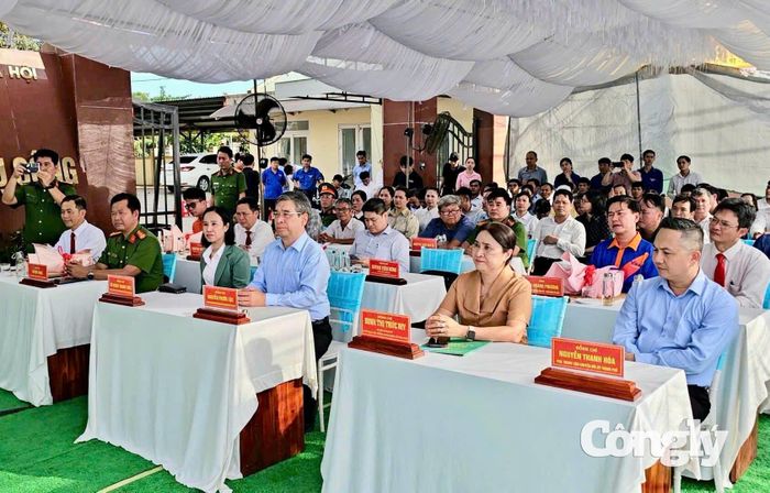 Quang cảnh của buổi lễ.