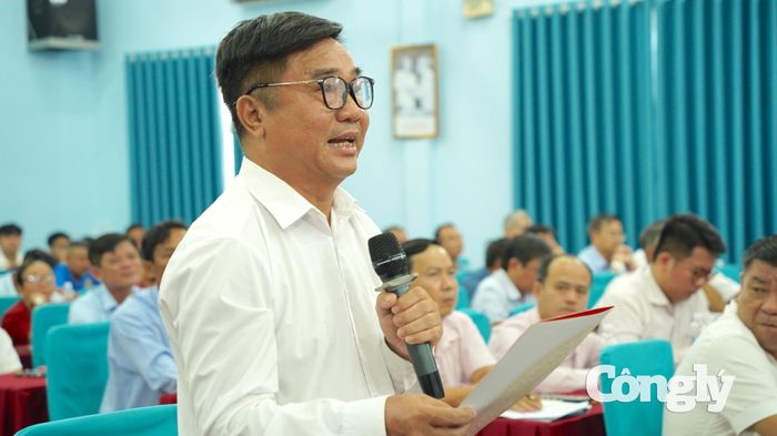 Cử tri xã Bình Mỹ đánh giá cao kết quả của chính quyền địa phương 2 cấp.