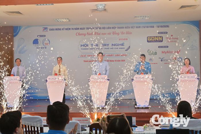Khai mạc Hội thi tay nghề Thanh niên TP.HCM năm 2026, chủ đề “Tinh hoa nghệ thuật làm bánh”.