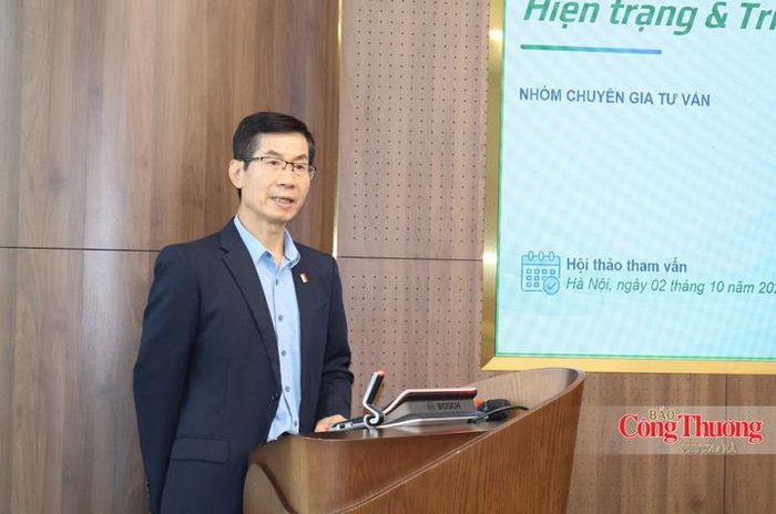 PGS.TS Phạm Hoàng Lương phát biểu tại hội thảo.