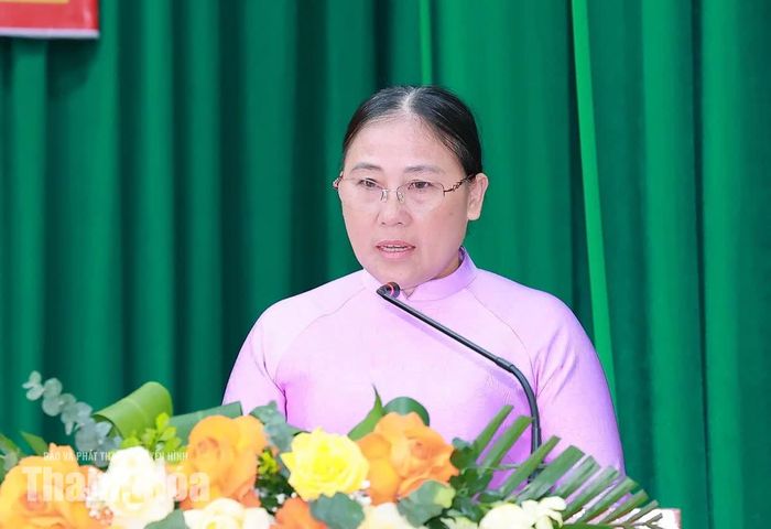 Cử tri xã Thọ Ngọc phát biểu ý kiến.