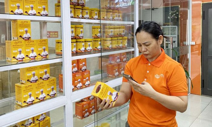  Các sản phẩm của Công ty trách nhiệm hữu hạn PTK Việt Nam đều có mã số, mã vạch để dễ dàng kiểm tra thông tin, xuất xứ sản phẩm. 