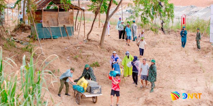 Xã Đại Lộc diễn tập sơ tán dân, tìm kiếm cứu nạn, cứu hộ do thiên tai vào ngày 8/9 vừa qua.