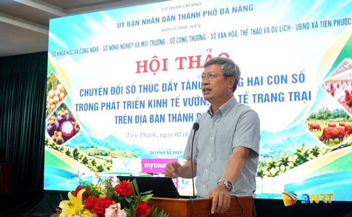 Phó Chủ tịch UBND thành phố Hồ Quang Bửu phát biểu kết luận hội thảo. Ảnh: HỒ QUÂN