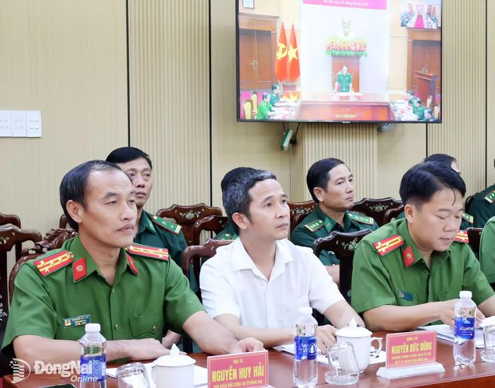 Đại biểu dự hội nghị tại điểm cầu Đồng Nai. Ảnh: Nguyệt Hà