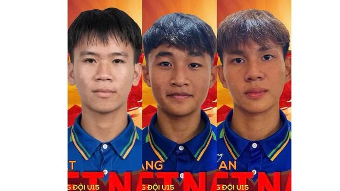 3 cầu thủ HAGL lên đội tuyển U15 Việt Nam để tham gia FIFA Festival. Ảnh: HAGL