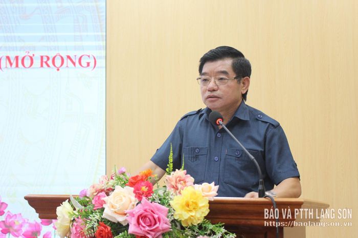 Lãnh đạo Ủy ban Kiểm tra Tỉnh ủy phát biểu chỉ đạo tại hội nghị