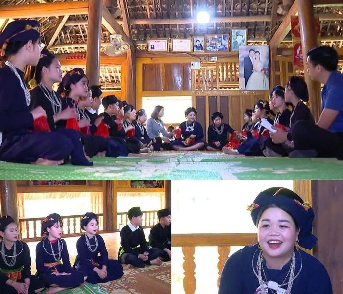 Nghệ nhân Ưu tú Mai Thị Hồng Chắn, thôn Nà Vài, xã Lục Yên tích cực truyền dạy hát Then, đàn Tính cho người thế hệ trẻ