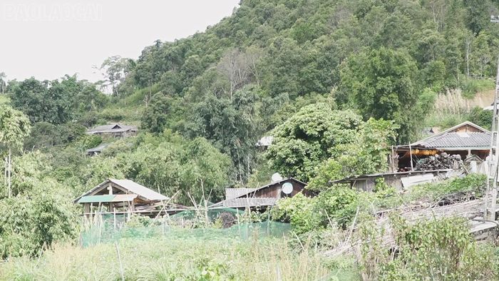 Một góc thôn Háng Bla Ha A, xã Khao Mang.