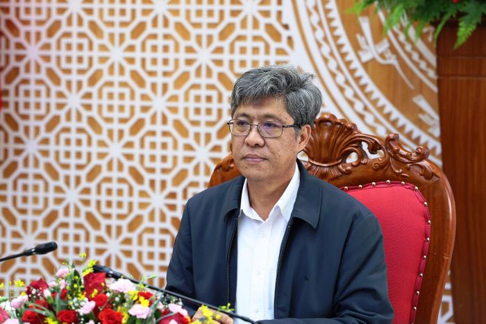 Tỉnh ủy viên, Phó Chủ tịch UBND tỉnh Lâm Đồng Nguyễn Minh chủ trì tại điểm cầu Lâm Đồng