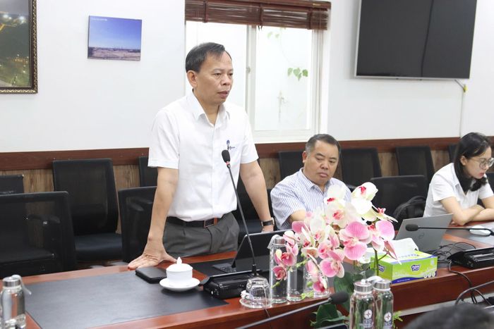 Giám đốc NMNĐ Vĩnh Tân 4 Vũ Thanh Hải thông tin các vấn đề liên quan tới NLĐ
