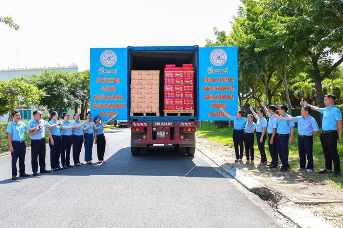 Các lô hàng đã sẵn sàng xuất khẩu.