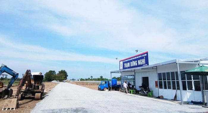 Trạm dừng nghỉ tạm trên tuyến cao tốc Cần Thơ - Cà Mau đưa vào sử dụng tháng 02/2026.