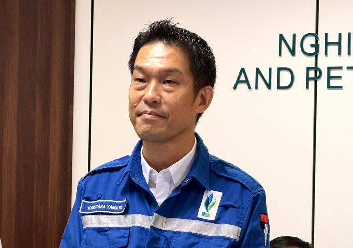 Ông Kazutaka Yamato, Tổng giám đốc Công ty TNHH Lọc hóa dầu Nghi Sơn (Ảnh: Hồng Hạnh)