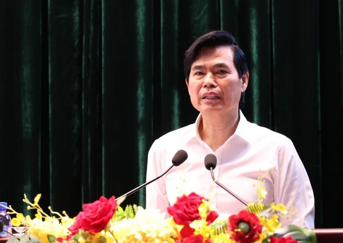 Bí thư Tỉnh ủy Lạng Sơn Hoàng Quốc Khánh phát biểu kết luận hội nghị.