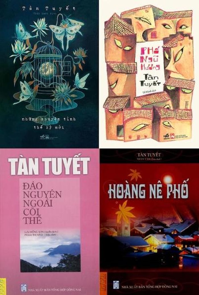 Một số tác phẩm của Tàn Tuyết được xuất bản tại Việt Nam.