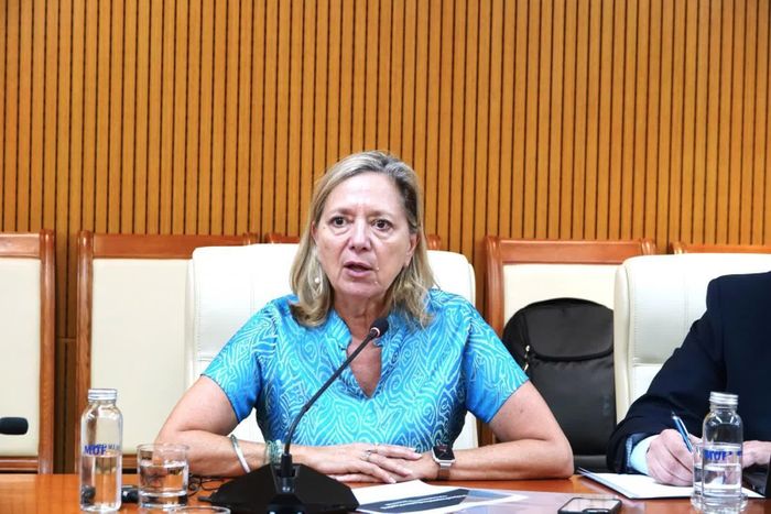 Giám đốc Quốc gia WB tại Việt Nam, Campuchia và Lào - bà Mariam Sherman. Ảnh: Minh Tâm