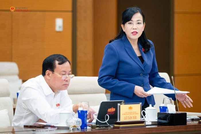 Chủ nhiệm Ủy ban Khoa học, Công nghệ và Môi trường Nguyễn Thanh Hải phát biểu tại phiên họp