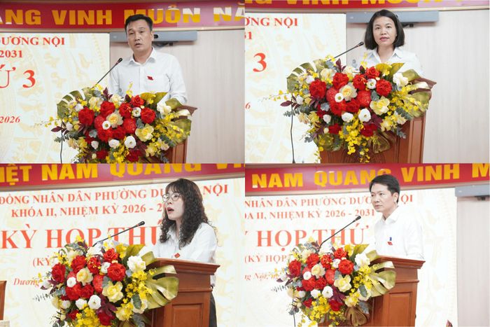 Các nội dung trình kỳ họp được hai Ban HĐND phường thẩm tra, làm rõ cơ sở, sự cần thiết và những vấn đề liên quan