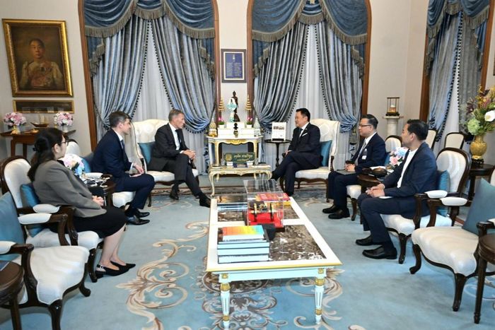 Quang cảnh cuộc gặp sáng 2/10. Ảnh: Chính phủ Hoàng gia Thái Lan