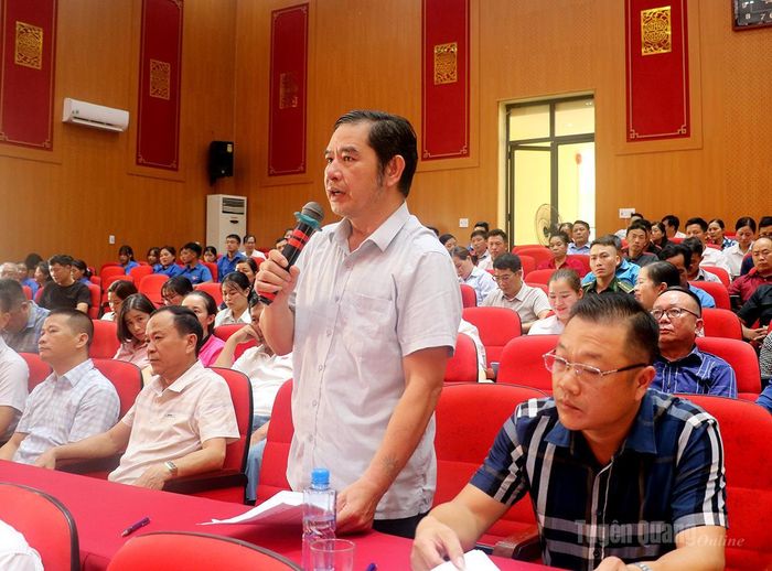 Cử tri đề xuất, kiến nghị với Đoàn ĐBQH khoá XVI tỉnh Tuyên Quang