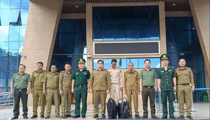 Lực lượng chức năng tỉnh Quảng Trị phối hợp với cơ quan nước bạn Lào tiến hành giải quyết vụ việc liên quan đến các công dân Lào nhập cảnh trái phép vào Việt Nam.