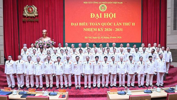 Các đại biểu dự phiên thứ nhất Đại hội đại biểu toàn quốc Hội Cựu CAND Việt Nam lần thứ II.