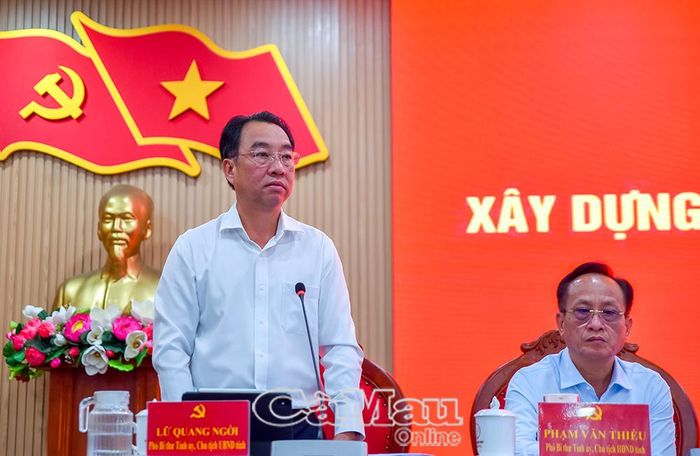 Đồng chí Lữ Quang Ngời, Phó Bí thư Tỉnh uỷ, Chủ tịch UBND tỉnh, nhấn mạnh để đạt mục tiêu tăng trưởng GRDP cả năm từ 10% trở lên, các ngành, các cấp phải nỗ lực tối đa.