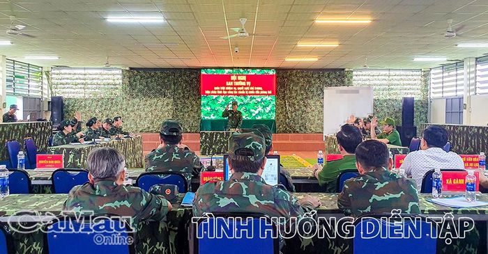 Vận hành cơ chế giai đoạn 2 của cuộc Diễn tập chiến đấu phòng thủ.