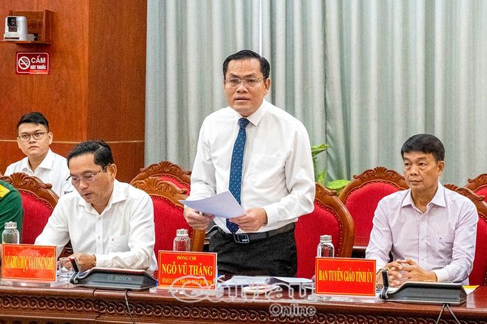 Phó Chủ tịch UBND tỉnh Ngô Vũ Thăng mong muốn hai bên sẽ có những sản phẩm, chương trình và kết quả cụ thể để người dân và doanh nghiệp Cà Mau cảm nhận rõ những giá trị mà chương trình hợp tác mang lại.