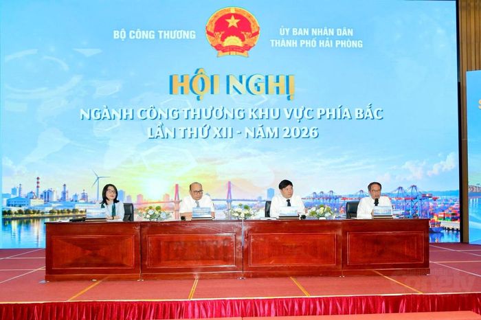 Hội nghị ngành Công Thương các tỉnh, thành phố khu vực phía Bắc lần thứ XII - năm 2026. (Ảnh: Cổng Thông tin điện tử TP. Hải Phòng)