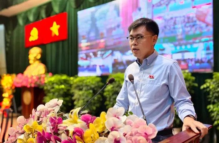 Phó Chủ tịch UBND TPHCM Trương Minh Huy Vũ phát biểu